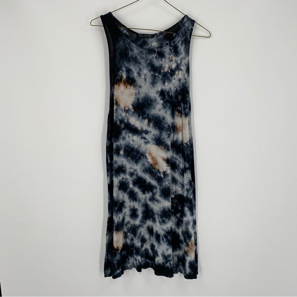 Urban X Women’s Round Neck Tie Dye Sleeveless Mini Slip Dress size M